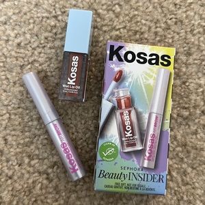 Kosas lip oil and airbrow, 2 ml , color brown